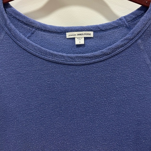JAMES PERSE Vintage Sweatshirt, Supina Cotton, 3/4 Sleeve, Size 1, Excellent Con - Picture 3 of 10